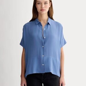 Everlane boxy washable silk shirt - 8